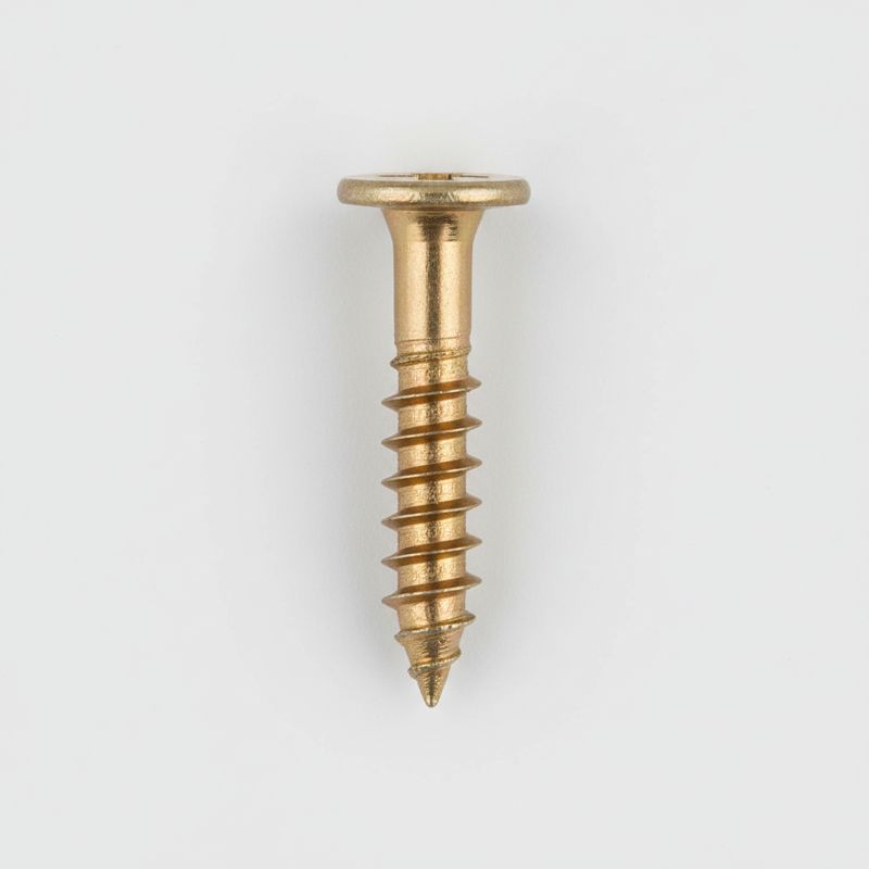 Brass Slotted Wood Screw
